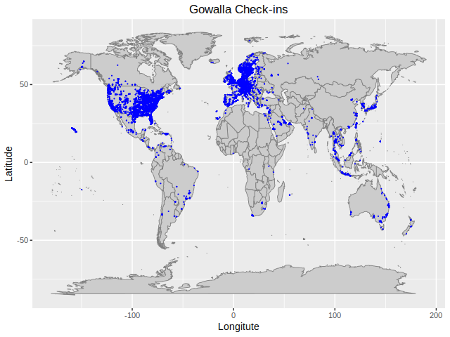 Visualizing Location-based online social networks | Yishi Lin